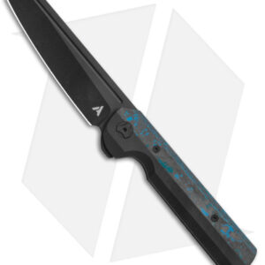 Arcform Slimfoot Frame Lock Knife Blue Fat Carbon (3.5" Black SW) TuffKnives