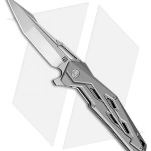 Artisan Cutlery Bombardier Liner Lock Knife Gray Ti (3.45" Stonewash S35VN)
