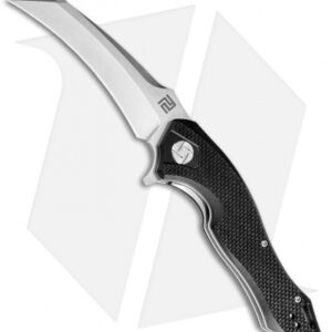 Artisan Cutlery Eagle Liner Lock Knife Black G-10 (3.46" Stonewash D2)