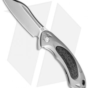 Artisan Cutlery Eterno Liner Lock Knife Gray Ti/CF (3.54" Satin S35VN)