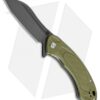 Artisan Cutlery Eterno Liner Lock Knife OD Green G-10 (3.54" Black D2)