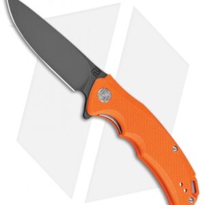 Artisan Cutlery Small Tradition Liner Lock Knife Orange G-10 (3" Black)