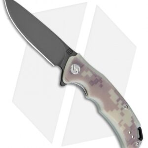 Artisan Cutlery Tradition Liner Lock Knife Digital Camo G-10 (3.8" Black)