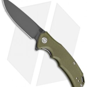 Artisan Cutlery Tradition Liner Lock Knife OD Green G-10 (3.8" Black)