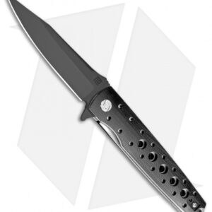 Artisan Cutlery Virginia Liner Lock Knife Smooth Black G-10 (3.8" Black)