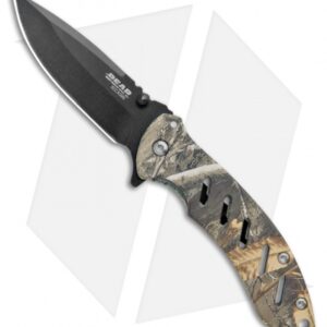 Bear Edge Brisk 1.0 Frame Lock Knife Realtree Green (3.1" Black) 61507
