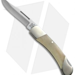 Bear & Son Midsize Lockback Knife Smooth White Bone (2.6" Satin) WSB05