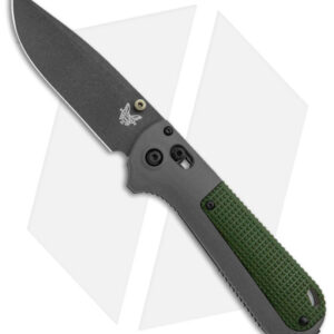 Benchmade Redoubt AXIS Lock Knife Green/Gray Grivory (3.6" Cerakote) 430BK