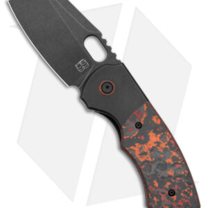 BergBlades Slim Frame Lock Knife Fat Carbon Mars Valley (2.65" Black DLC)