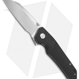 Bestech Knives Barracuda Liner Lock Knife Black G-10 (" Satin) BG15A-1