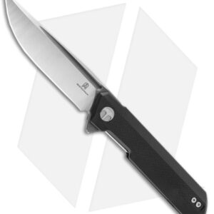 Bestech Knives Bestechman Dundee Liner Lock Knife G-10 Black (3.3" Two Tone)