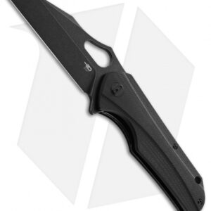 Bestech Knives Operator Liner Lock Knife Black G-10 (3.4" Black Stonewash)