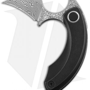 Bestech Knives STRELIT Frame Lock Knife Black Titanium (2.2" Damascus)