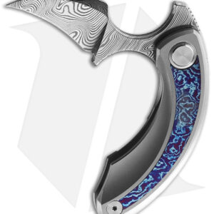 Bestech Knives STRELIT Frame Lock Knife Timascus (2.2" Damascus)