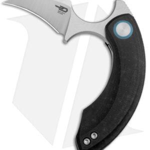 Bestech Knives STRELIT Liner Lock Knife Black G-10 (2.19" Stonewash) BG52A-1