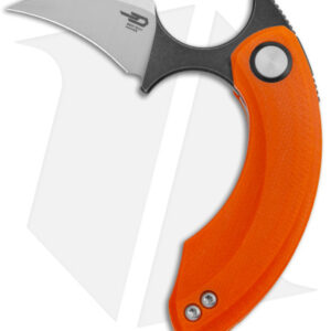 Bestech Knives STRELIT Liner Lock Knife Orange G-10 (2.19" Two Tone) BG52C-2