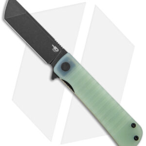 Bestech Knives Titan Liner Lock Knife Jade G-10 (3" Black D2) BG49A-4