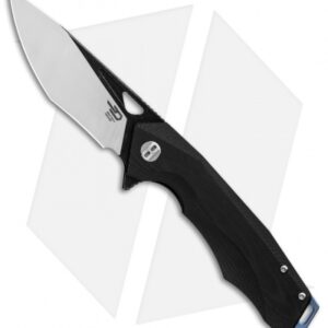 Bestech Knives Toucan Liner Lock Knife Black G-10 (3.5" Satin) BG14A-2