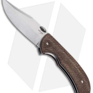 Boker Gedraitis Pocket Bowie Knife Burlap Micarta (2.68" Satin D2) 01BO508