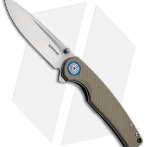 Boker Magnum Rekin Liner Lock Knife G-10 Brown (3.1" Satin) 01SC007