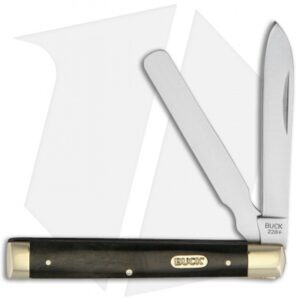 Buck 12623 Doctor's Folding Knife Black Bone (2.8" Spear Point/Spatula)