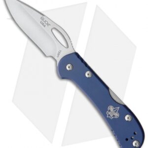 Buck Mini SpitFire Lockback Knife Blue (2.8" Satin)
