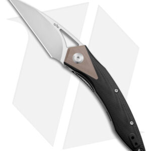 B'yond EDC GEO Front Flipper Liner Lock Knife Black G-10 (3.13" SW)