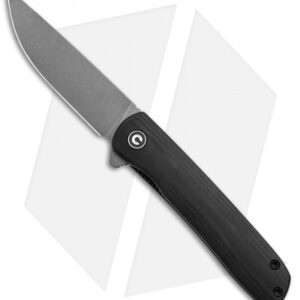 CIVIVI Brad Zinker Bo Liner Lock Knife Black G-10 (2.9" Stonewash)