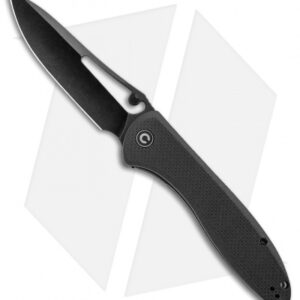 CIVIVI Picaro Liner Lock Knife Black G-10 (3.94" Black Stonewash)
