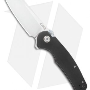 CJRB Cutlery Crag Recoil-lock Knife Black G10 (3.5" D2 Stonewash) J1904R-BKF
