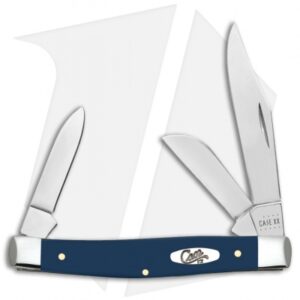 Case Cutlery Medium Stockman Knife 3.25" Navy Blue Polymer (4344 SS) 23614