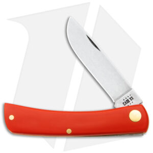 Case Sod Buster Jr Knife 3.625" American Workman Smooth Red Synthetic (4137 CS)