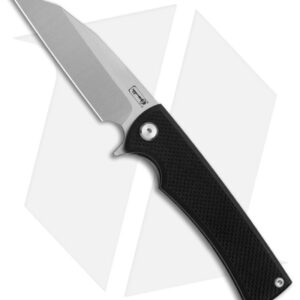 Chaves Ultramar Sangre Street Flipper Knife Black G-10 (3.4" Stonewash M390)