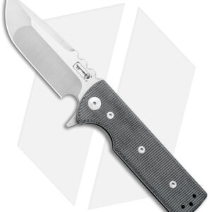 Chaves Ultramar T.A.K. Liner Lock Knife Drop Point Black Micarta (2.75" Satin)