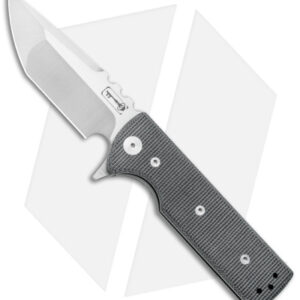 Chaves Ultramar T.A.K. Liner Lock Knife Tanto Black Micarta (2.75" Satin M390)