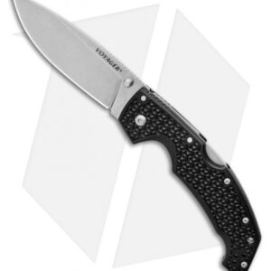 Cold Steel Voyager Large Drop Point Lockback Knife (4" Stonewash) 29AB