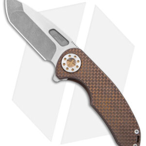 Curtiss Custom Knives F3 Medium Frame Lock Knife SPF Ti/Bronze (3.25" Two Tone)