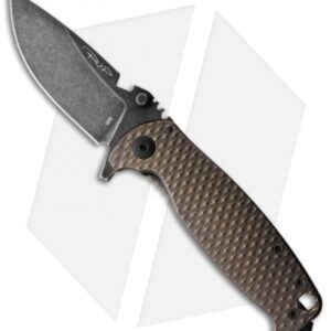 DPx Gear Hest/F Leggaro Frame Lock Knife Titanium Bronze (3.1" Black)