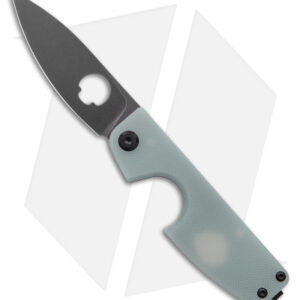 Daggerr Knives Cigar Knife Slip Joint Knife Jade G-10 (2.9" Black Stonewash)
