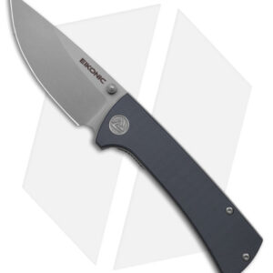 Eikonic RCK9 Liner Lock Folding Knife Steel Blue G-10 (3" SW)