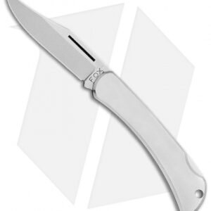 Fox Knives Win 551 Lockback Knife Gray Steel (3.4" Satin)