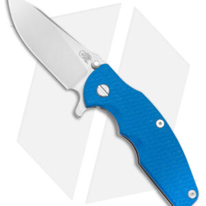 Hinderer Knives Jurassic Frame Lock Knife Blue G-10 MagnaCut (3.25" SW)