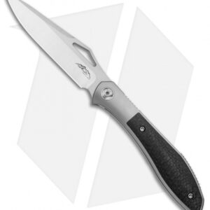 Moen Tooling Front Flipper Knife Titanium/Marbled Carbon Fiber (3.75" Satin)