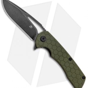 Kansept Kyro Liner Lock Knife OD Green G-10 (3.5 Black SW D2) T1001A6