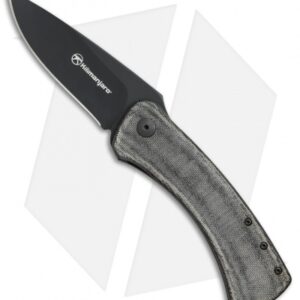 Kilimanjaro Winkler DW Folder Liner Lock Knife Canvas Laminate (3.125" Black)
