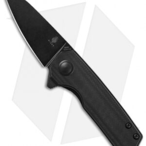 Kizer Lieb Liner Lock Flipper Knife Black G-10 (2.3" Black)