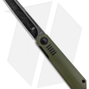Kizer Lundquist De L'Orme Liner Lock Knife Green G-10 (2.9" Black SW)