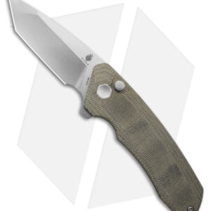 Kizer Mad Tanto Plunge Lock Knife Green Micarta (3.25" Stonewash) V4602C2