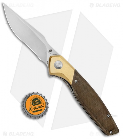 Kizer-Manganas-Grazioso-LL-Green-Micarta-Brass-SW-V4572N2-BHQ-126582-jr-bottlecap.jpg