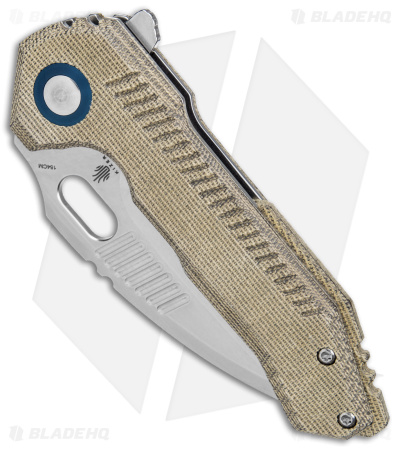 Kizer-Mini-Paragon-LL-Green-Micarta-Satin-BHQ-169683-jr-spine.jpg